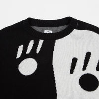 Polar Art Knit Sweatshirt - Black / White thumbnail