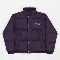 Polar Basic Puffer Jacket - Dark Violet thumbnail