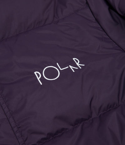 Polar Basic Puffer Jacket - Dark Violet