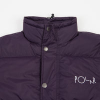 Polar Basic Puffer Jacket - Dark Violet thumbnail