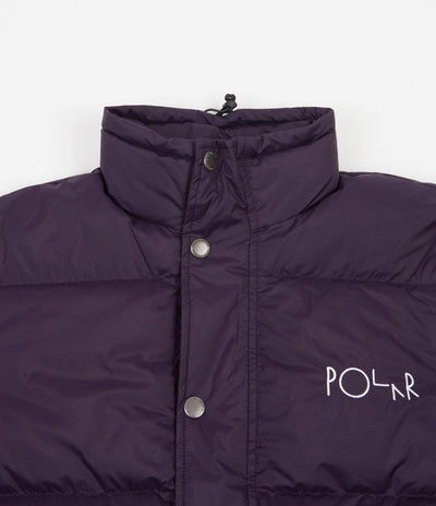 Polar Basic Puffer Jacket - Dark Violet
