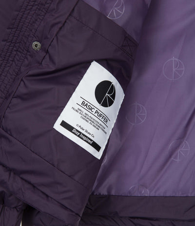 Polar Basic Puffer Jacket - Dark Violet