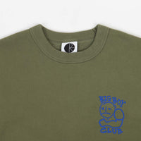 Polar Big Boy Club Crewneck Sweatshirt - Army Green thumbnail