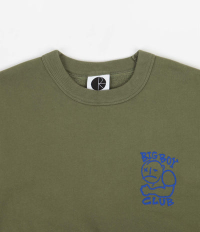 Polar Big Boy Club Crewneck Sweatshirt - Army Green