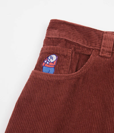 Polar Big Boy Cord Pants in Rust