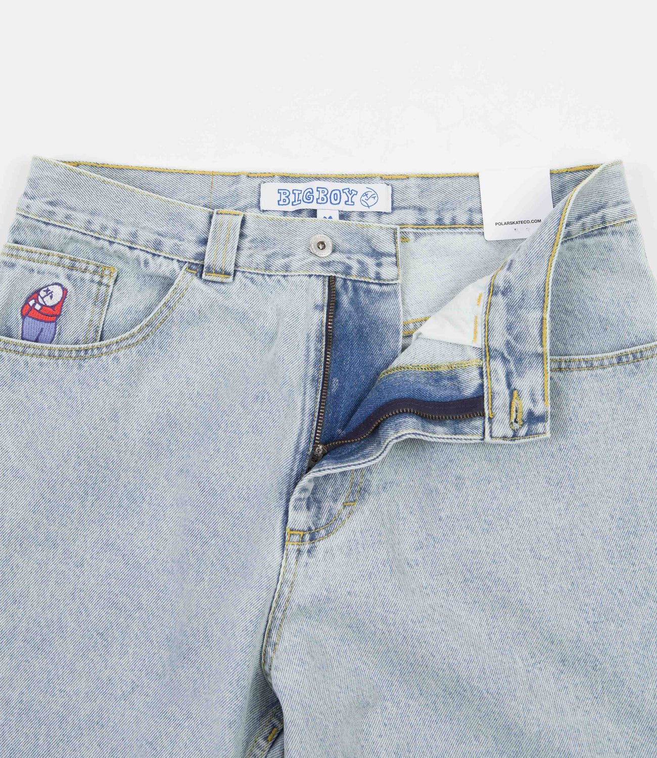 Polar Big Boy Jeans - Light Blue / Multi | Flatspot