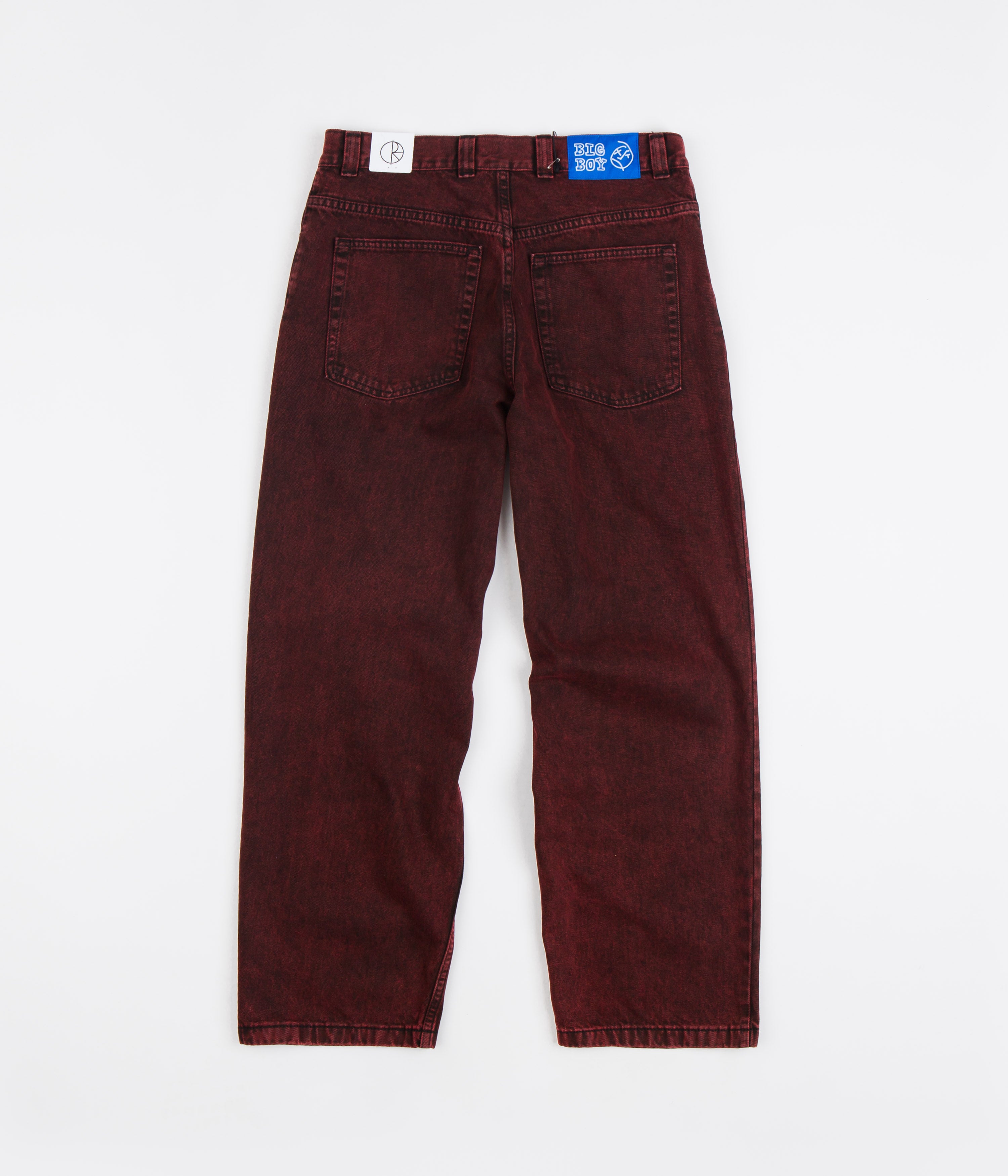 Polar Big Boy Jeans Red Black Flatspot