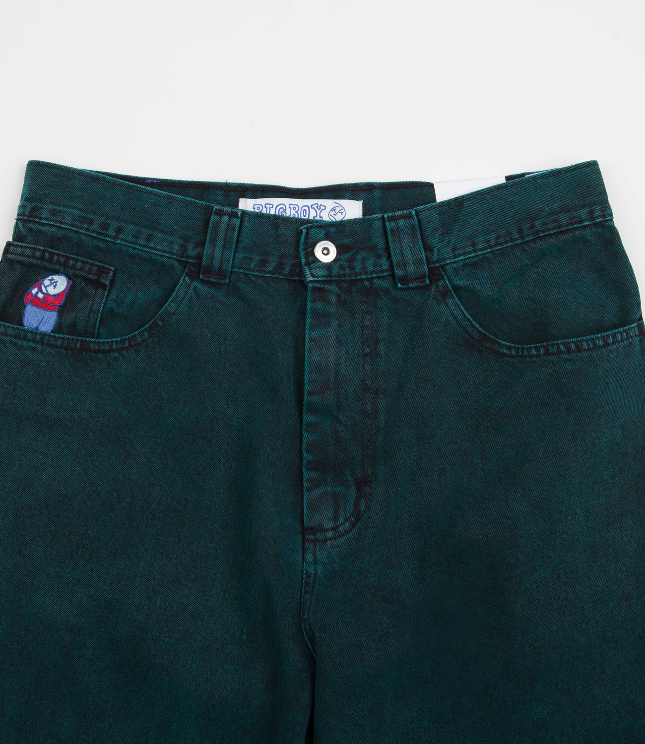 POLAR SKATE CO. BIG BOY JEANS TEAL BLACK