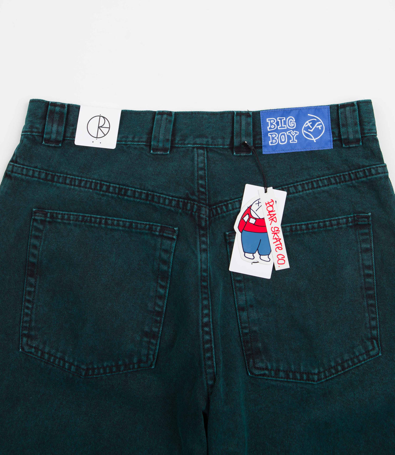 POLAR SKATE CO. BIG BOY JEANS TEAL BLACK