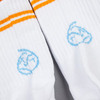 Polar Big Boy Socks - White / Aqua / Orange thumbnail