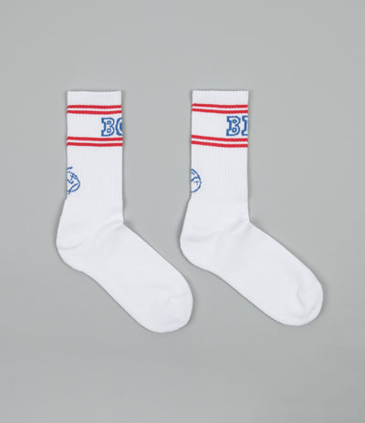 Polar Big Boy Socks - White / Blue / Red