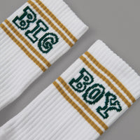 Polar Big Boy Socks - White / Teal / Orange thumbnail