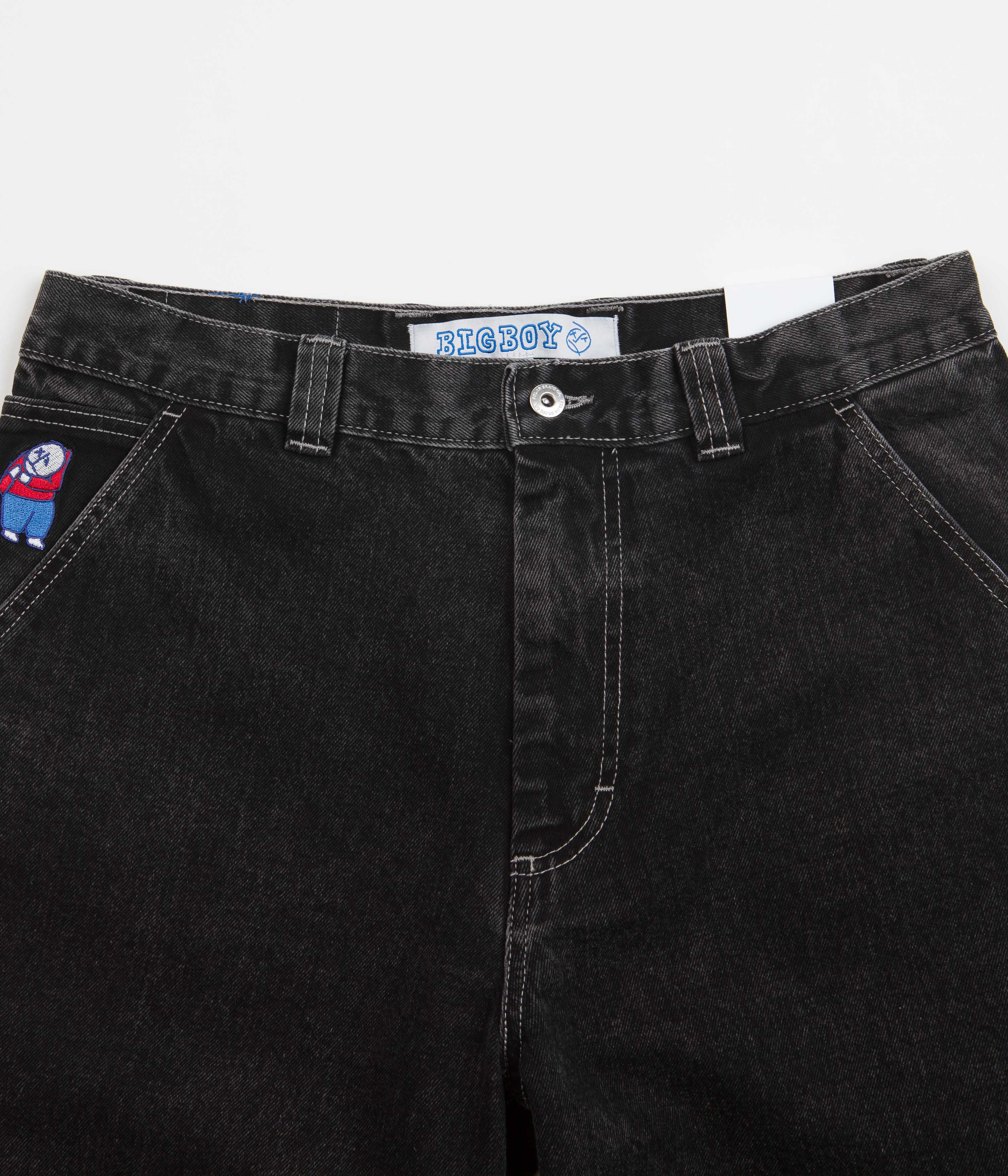 Polar Big Boy Work Pants Washed Black Flatspot