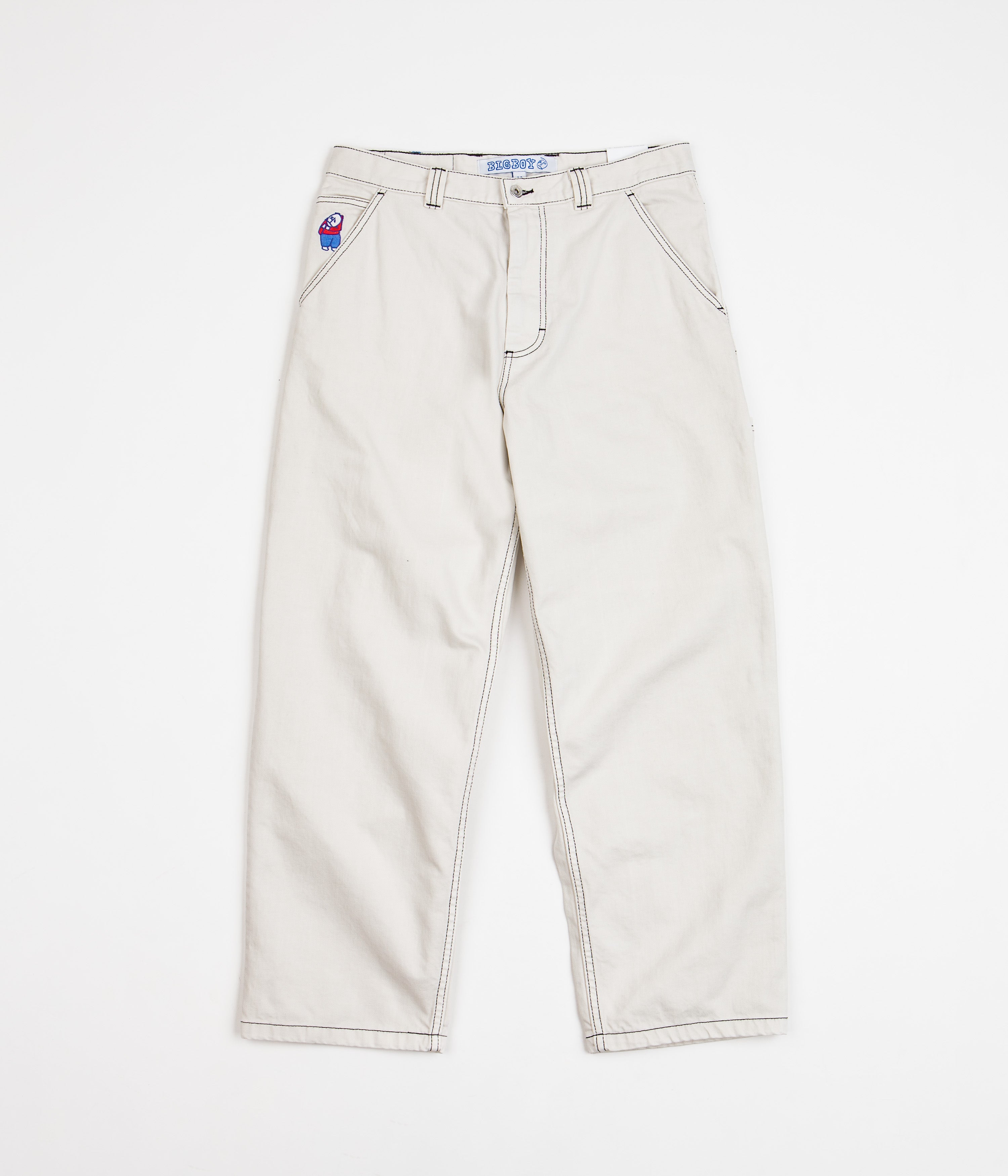 Polar Big Boy Work Pants Washed White Flatspot