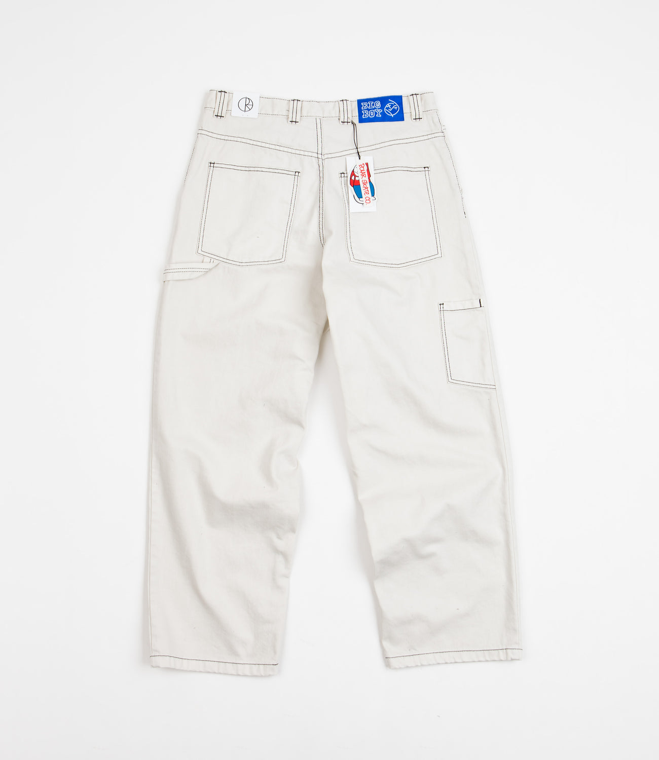 Polar Big Boy Work Pants Washed White Flatspot