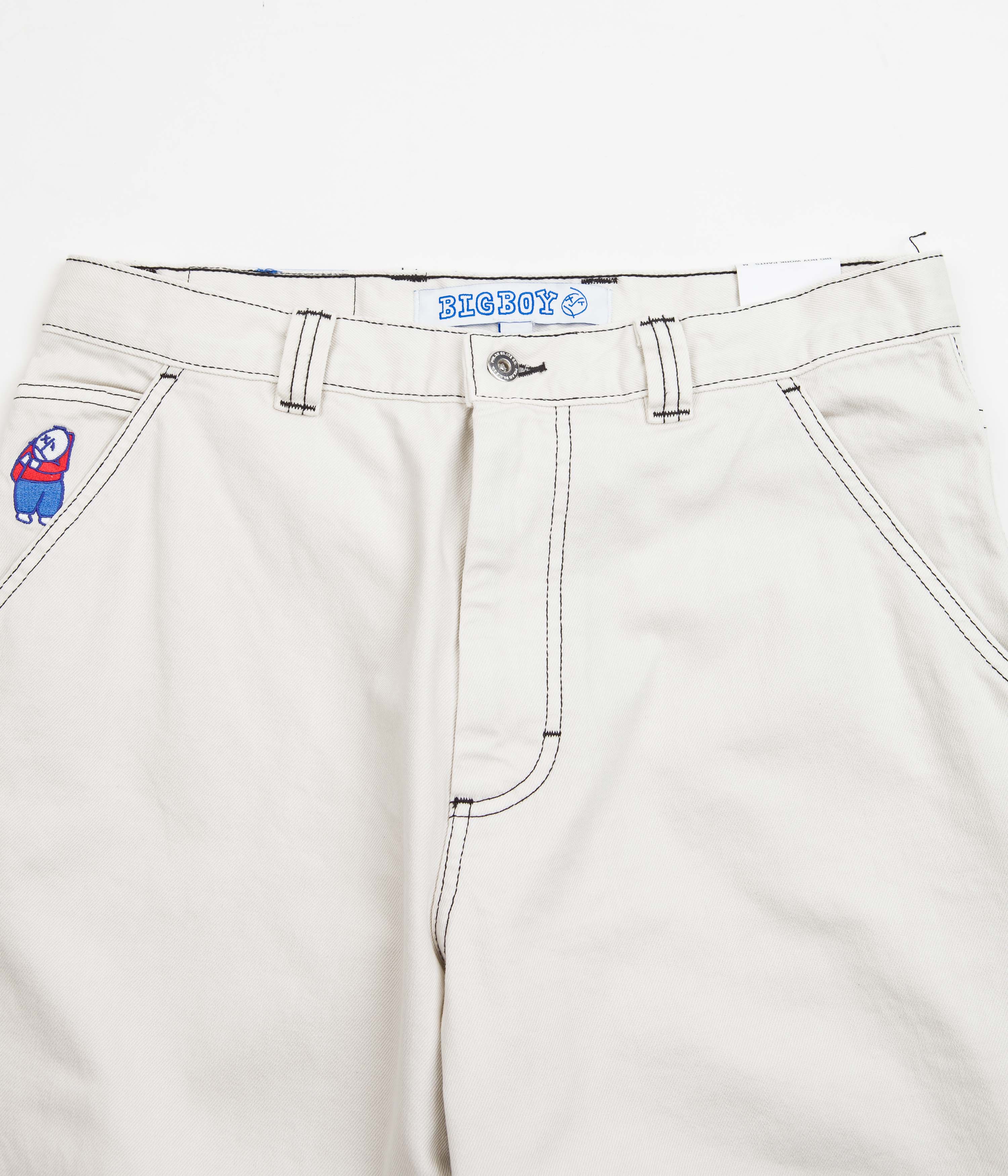 Polar Big Boy Work Pants Washed White Flatspot