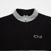 Polar Block Zip Sweatshirt - Black / Grey Heather thumbnail