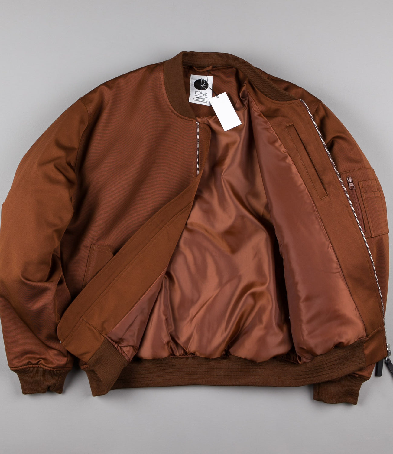 Bronze bomber jacket discount