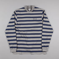 Polar Brady Mock Neck Shirt - Grey / Navy / Light Blue thumbnail