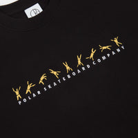 Polar Cartwheel Crewneck Sweatshirt - Black / Yellow thumbnail