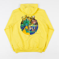 Polar Castle Fill Logo Hoodie - Yellow thumbnail