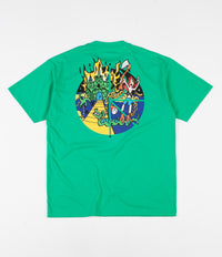 Polar Castle Fill Logo T-Shirt - Green