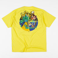 Polar Castle Fill Logo T-Shirt - Yellow thumbnail