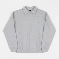 Polar Collar Zip Sweatshirt - Sport Grey thumbnail