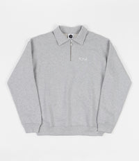 Polar Collar Zip Sweatshirt - Sport Grey