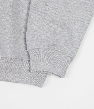 Polar Collar Zip Sweatshirt - Sport Grey