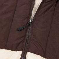 Polar Combo Puffer Vest - Brown / Cream thumbnail
