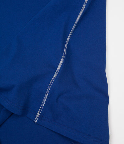 Polar Contrast Long Sleeve T-Shirt - Dark Blue / White