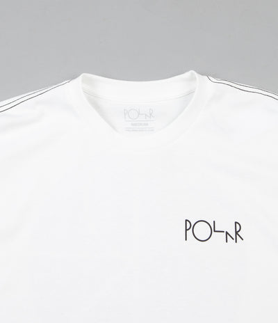 Polar Contrast Long Sleeve T-Shirt - White