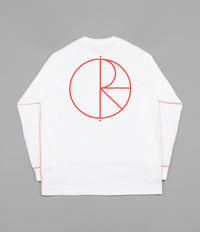 Polar Contrast Long Sleeve T-Shirt - White / Red