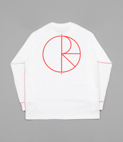 Polar Contrast Long Sleeve T-Shirt - White / Red