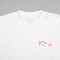 Polar Contrast Long Sleeve T-Shirt - White / Red thumbnail