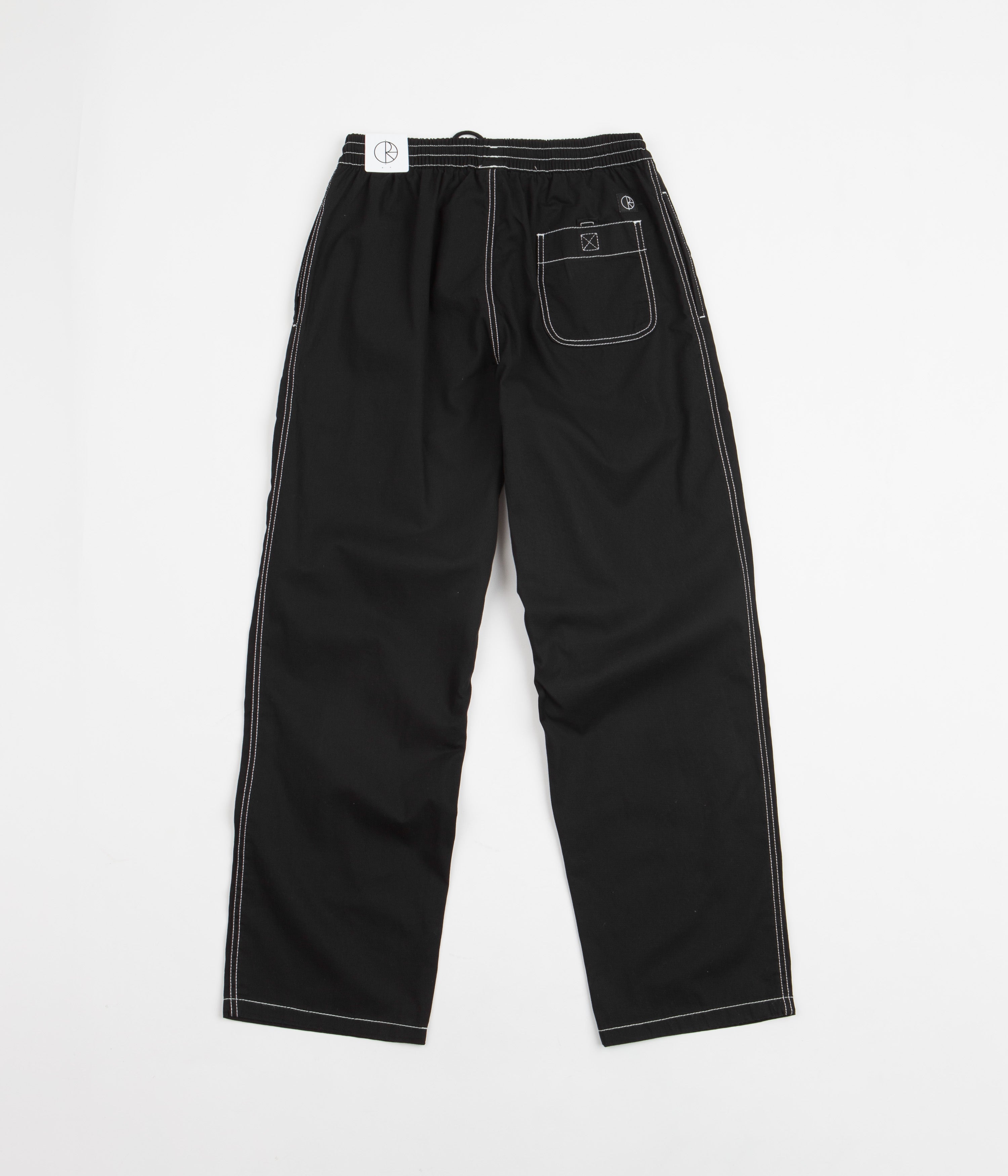 Polar Contrast Surf Pants Black Flatspot