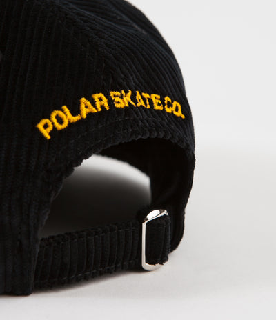 Polar Cord 5 Panel Cap - Black