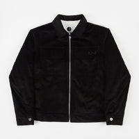 Polar Cord Zipped Jacket - Black thumbnail