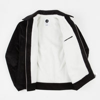 Polar Cord Zipped Jacket - Black thumbnail