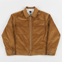 Polar Cord Zipped Jacket - Tan thumbnail