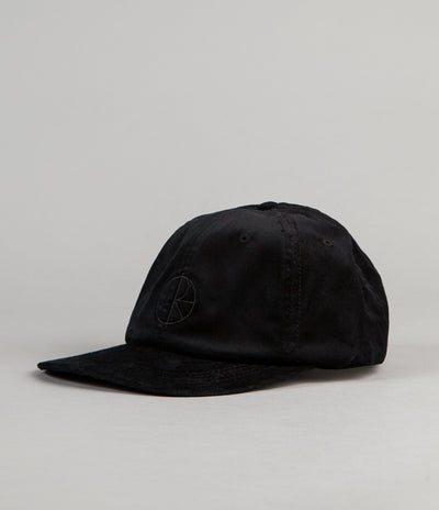Polar Flat Corduroy Cap - Black