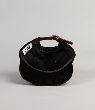 Polar Flat Corduroy Cap - Black