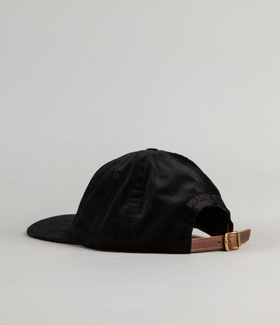 Polar Flat Corduroy Cap - Black