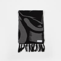 Polar Cowboy Scarf - Grey / Black thumbnail