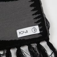 Polar Cowboy Scarf - Grey / Black thumbnail