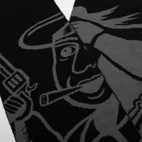 Polar Cowboy Scarf - Grey / Black thumbnail