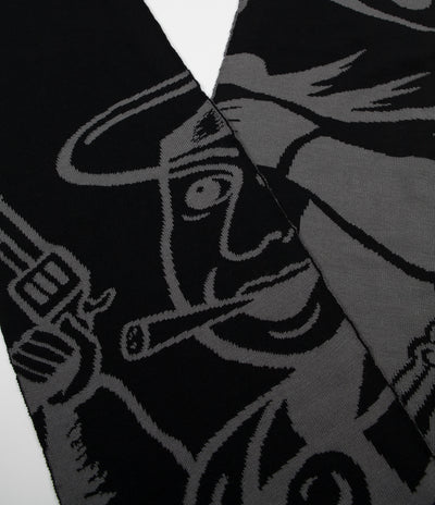 Polar Cowboy Scarf - Grey / Black