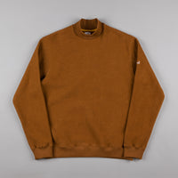 Polar Cozy Mock Neck Sweatshirt - Caramel thumbnail