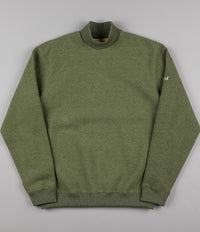 Polar Cozy Mock Neck Sweatshirt - Moss